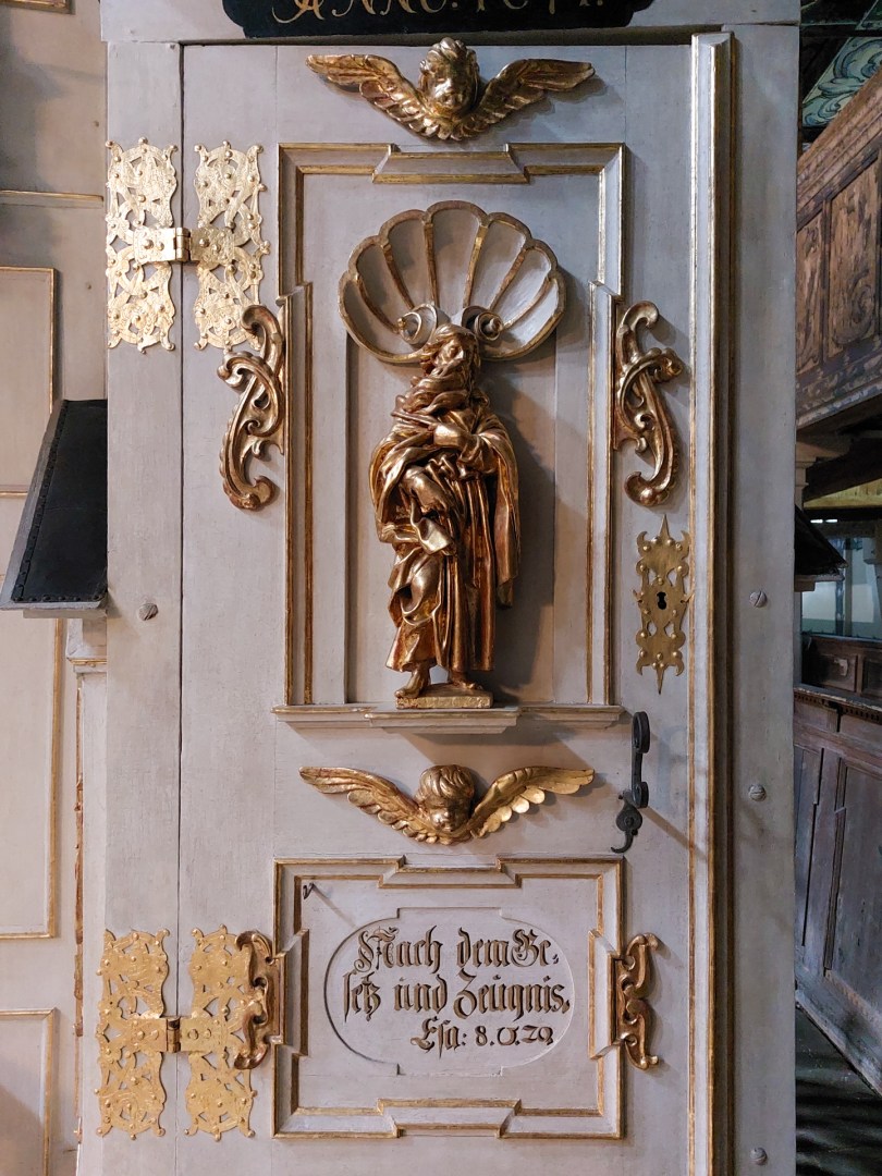 Baroque decorative niche inside the Church of Peace, Jawor