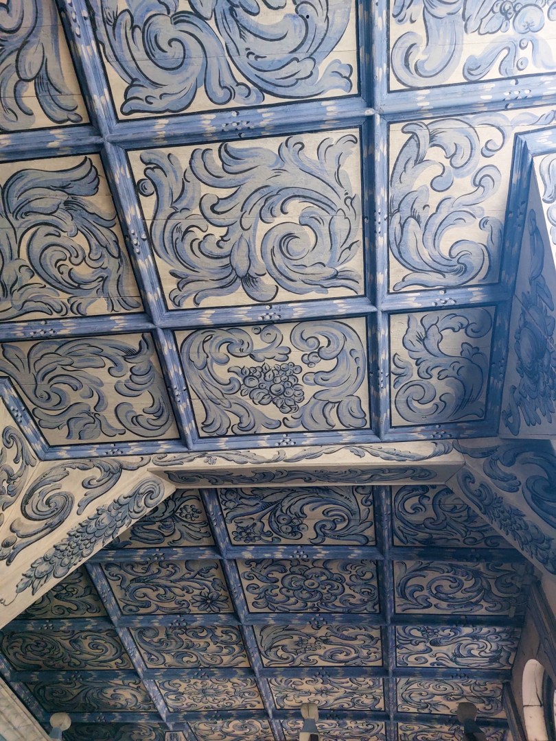 Decorative painted ceiling detail in the Church of Peace, Jawor