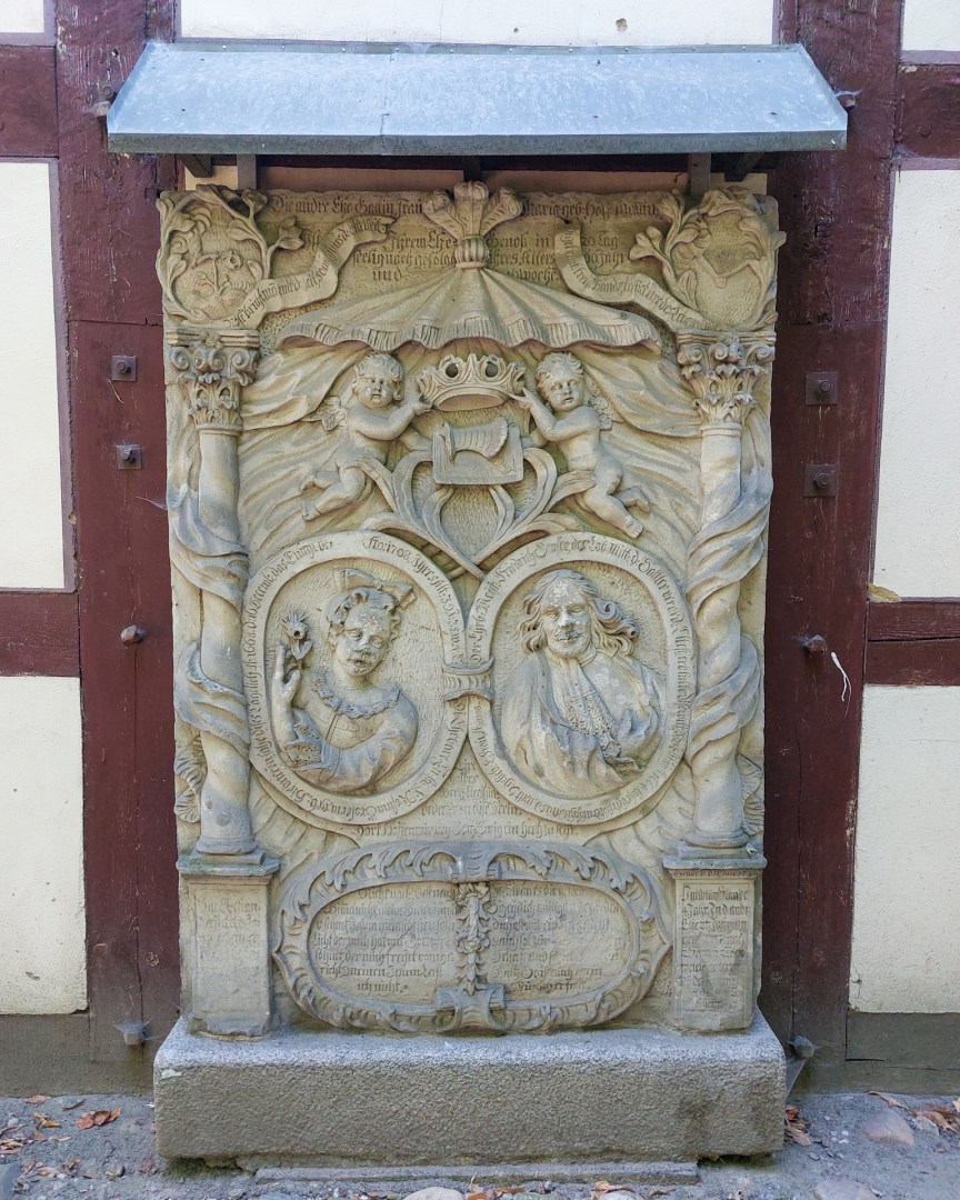 Half-timbered side building near the Church of Peace in Jawor